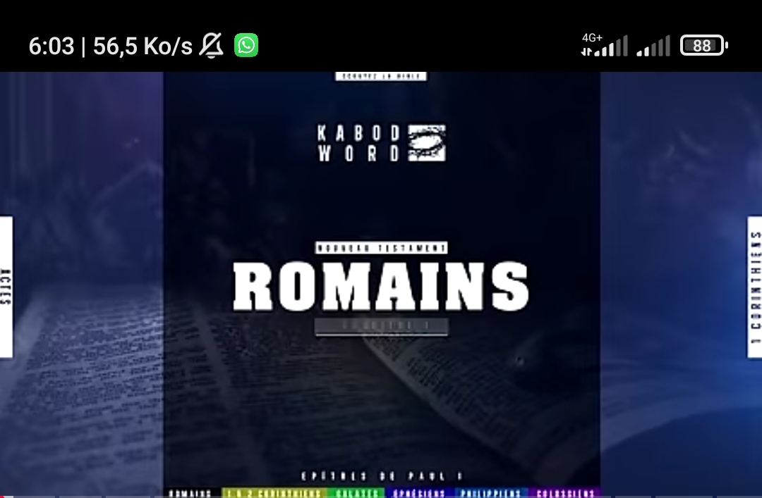 Epitre aux Romains